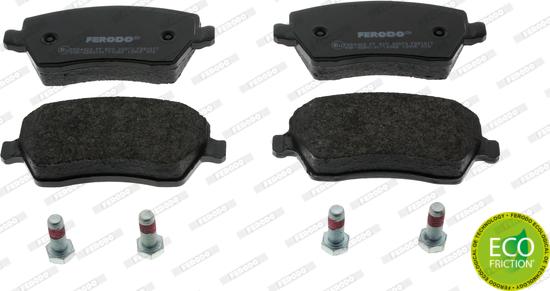 Ferodo FDB1617 - Brake Pad Set, disc brake parts5.com