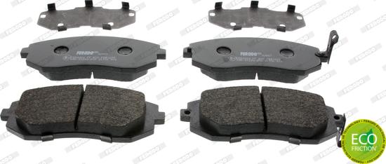 Ferodo FDB1639 - Set placute frana,frana disc parts5.com