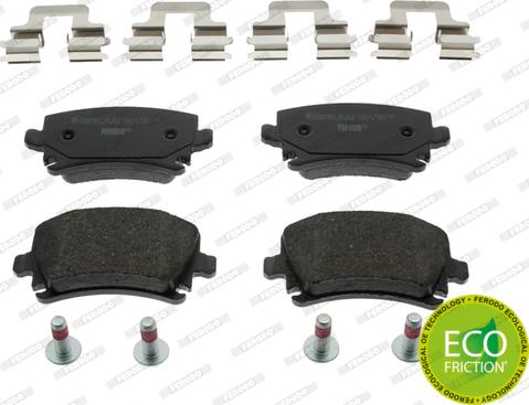 Ferodo FDB1636 - Brake Pad Set, disc brake parts5.com