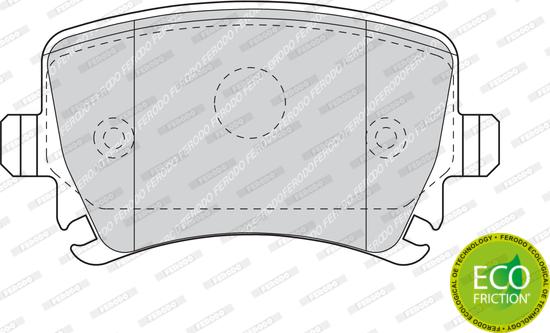 Ferodo FDB1636 - Bremsbelagsatz, Scheibenbremse parts5.com