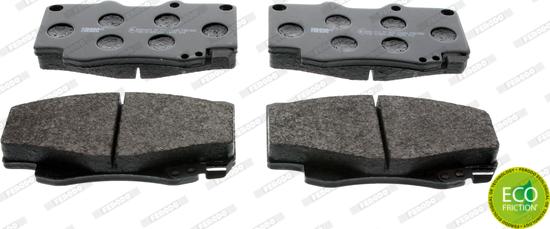 Ferodo FDB1852 - Brake Pad Set, disc brake parts5.com