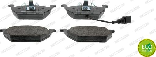 Ferodo FDB1398 - Brake Pad Set, disc brake parts5.com