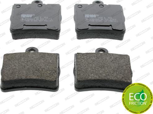 Ferodo FDB1311 - Brake Pad Set, disc brake parts5.com