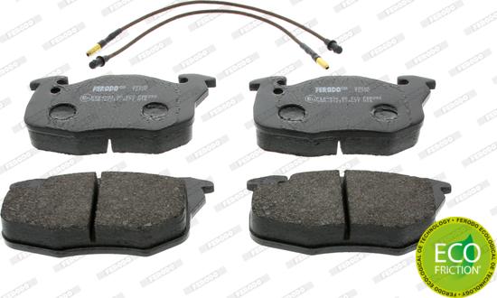 Ferodo FDB393 - Kit de plaquettes de frein, frein à disque parts5.com