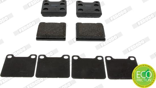 Ferodo FDB704 - Kit de plaquettes de frein, frein à disque parts5.com