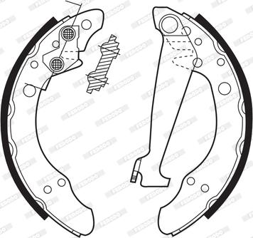 Ferodo FSB408 - Set saboti frana parts5.com