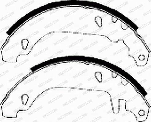 Ferodo FSB337 - Jarrukenkäsarja parts5.com