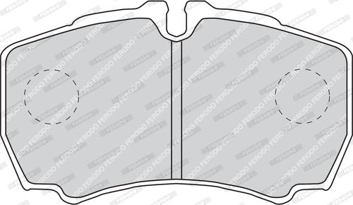Ferodo FVR1405 - Komplet zavornih oblog, ploscne (kolutne) zavore parts5.com