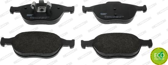 Ferodo FVR1568 - Brake Pad Set, disc brake parts5.com