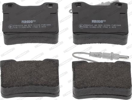 Ferodo FVR1044 - Set placute frana,frana disc parts5.com