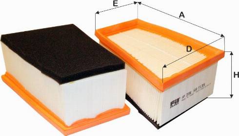 DJ Parts FA1507 - Въздушен филтър parts5.com