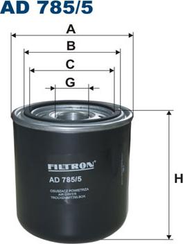 Filtron AD785/5 - Cartucho del secador de aire, sistema de aire comprimido parts5.com