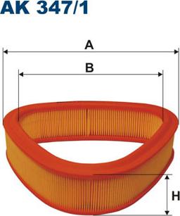 Filtron AK347/1 - Filtro de aire parts5.com