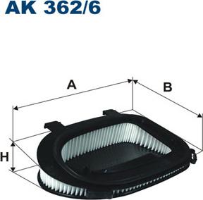 Filtron AK362/6 - Filtr powietrza parts5.com