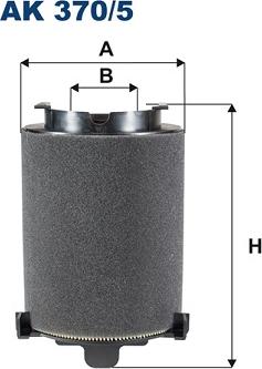 Filtron AK370/5 - Filtru aer parts5.com