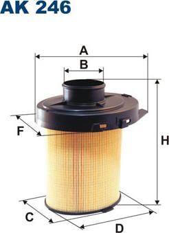 Filtron AK246 - Légszűrő parts5.com