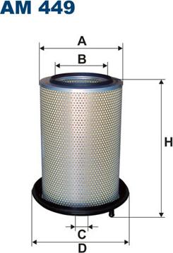 Filtron AM449 - Filtr powietrza parts5.com