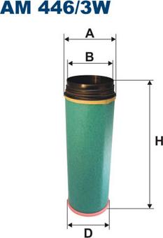 Filtron AM446/3W - Szekunder levegő szűrő parts5.com