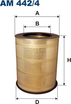 Filtron AM442/4 - Filtru aer parts5.com