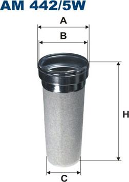 Filtron AM442/5W - Dopolnilni (sekunarni) zracni filter parts5.com