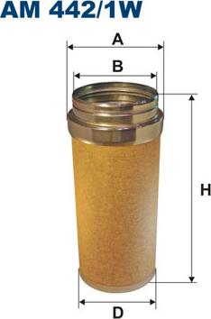 Filtron AM442/1W - Dopolnilni (sekunarni) zracni filter parts5.com