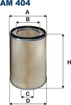 Filtron AM404 - Air Filter parts5.com