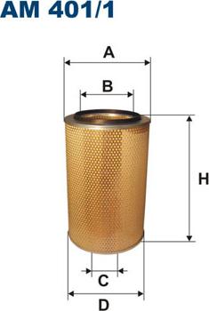 Filtron AM401/1 - Φίλτρο αέρα parts5.com