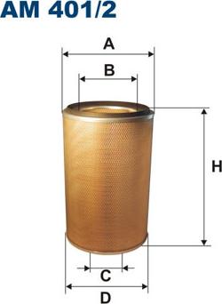 Filtron AM401/2 - Légszűrő parts5.com