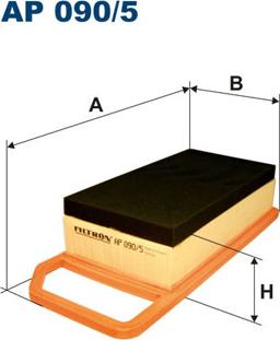 Filtron AP090/5 - Air Filter parts5.com