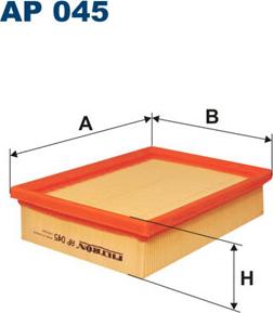 Filtron AP045 - Légszűrő parts5.com