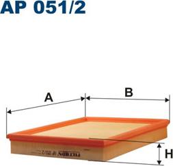 Filtron AP051/2 - Filtr powietrza parts5.com