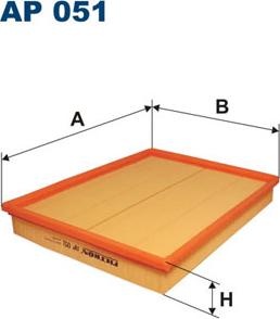 Filtron AP051 - Air Filter parts5.com