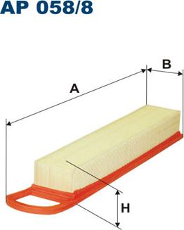 Filtron AP058/8 - Vzduchový filter parts5.com