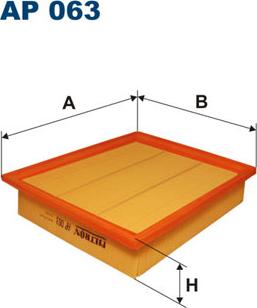 Filtron AP063 - Φίλτρο αέρα parts5.com