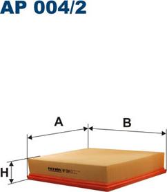 Filtron AP004/2 - Air Filter parts5.com