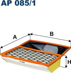 Filtron AP085/1 - Воздушный фильтр parts5.com