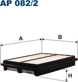 Filtron AP082/2 - Luftfilter parts5.com