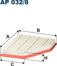 Filtron AP032/8 - Filtro de aire parts5.com