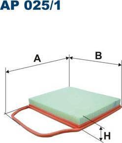 Filtron AP025/1 - Filtru aer parts5.com