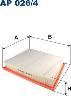 Filtron AP026/4 - Filtru aer parts5.com