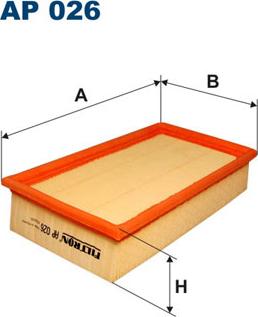 Filtron AP026 - Filtro de aire parts5.com