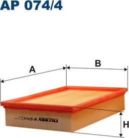 Filtron AP074/4 - Légszűrő parts5.com