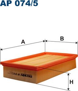 Filtron AP074/5 - Légszűrő parts5.com