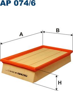 Filtron AP074/6 - Ilmansuodatin parts5.com
