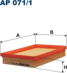 Filtron AP071/1 - Air Filter parts5.com