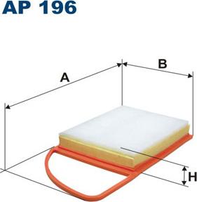 Filtron AP196 - Vzduchový filtr parts5.com