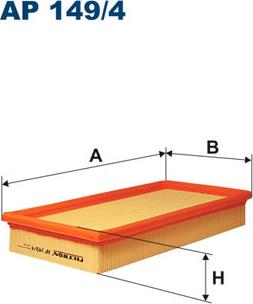 Filtron AP149/4 - Légszűrő parts5.com