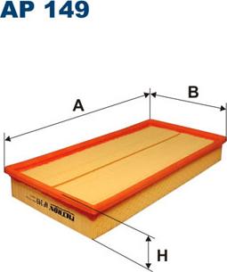 Filtron AP149 - Zracni filter parts5.com