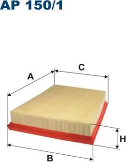 Filtron AP150/1 - Zracni filter parts5.com
