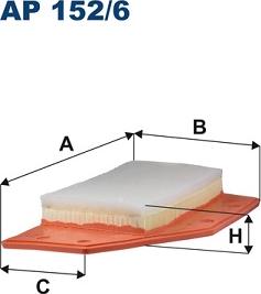 Filtron AP 152/6 - Filtru aer parts5.com